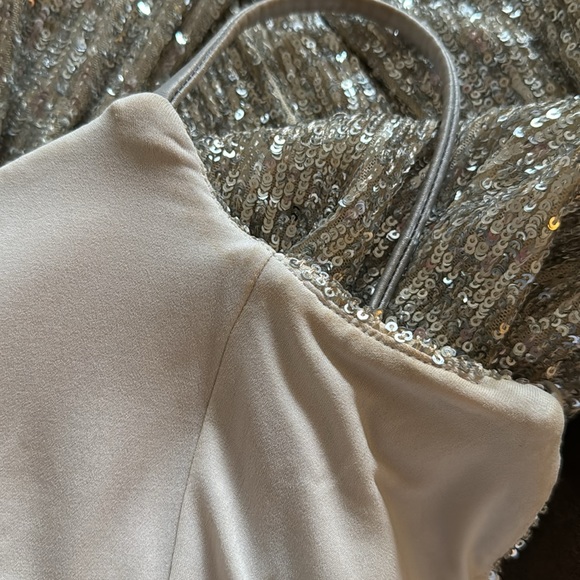 Nookie "Lovers Nothing Sequin Gown" in Silver - Picture 5 of 5